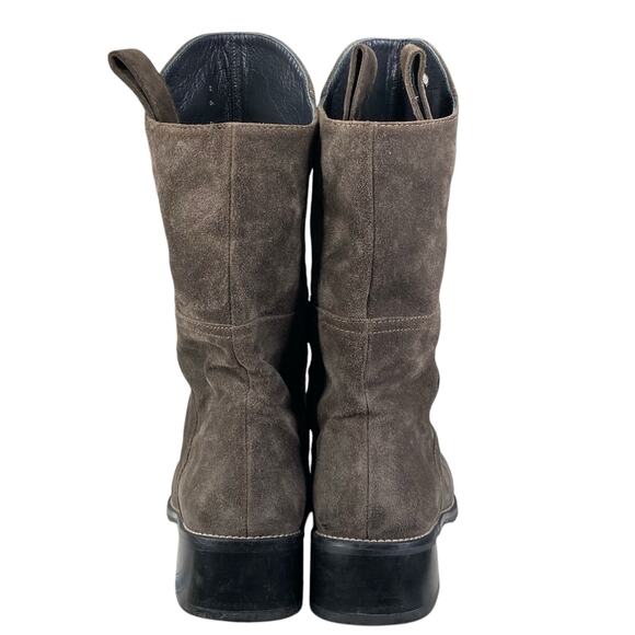 Stuart Weitzman Women’s Actnatural Gray Suede Pull On Ankle Boot Size US 9 - Picture 8 of 13